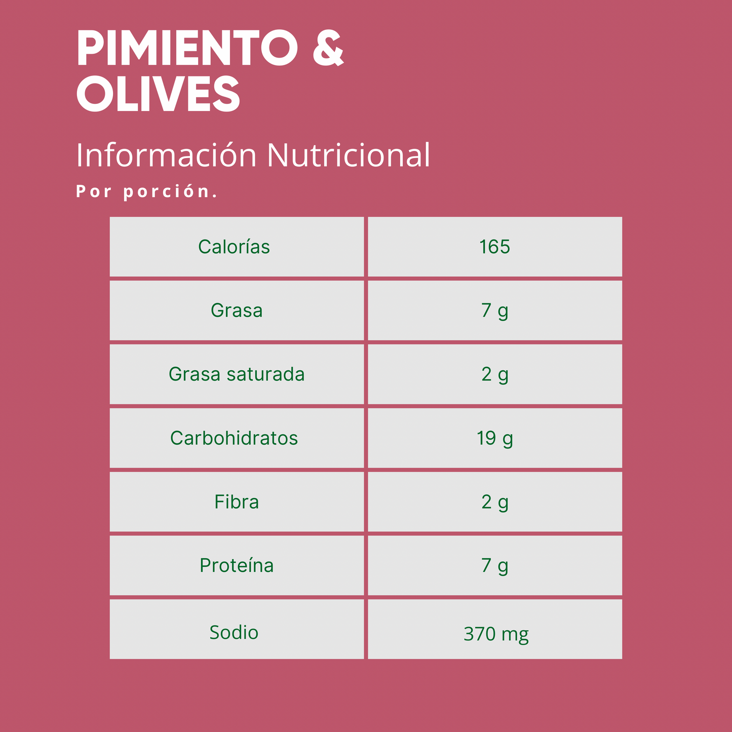 Pimiento & Olives x 500 g