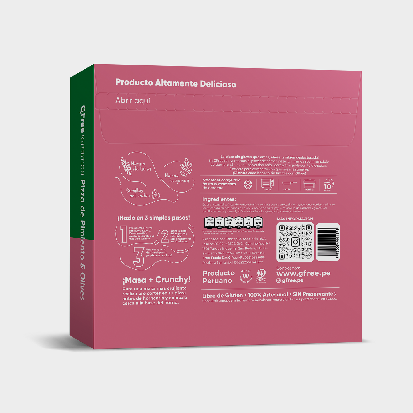 Pimiento & Olives Deslactosada x 280 g